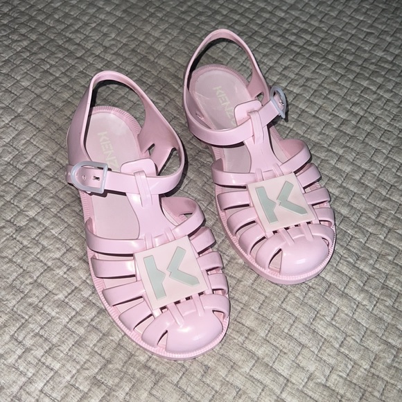 Kenzo Kids jelly sandals. Pink. Size 33 - Picture 2 of 5